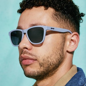 goodr Zombie Skincare Routine OG Rectangle Sunglasses - Purple