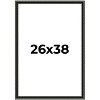 PosterPalooza | Antique Black Picture Frame - UV Acrylic, Foam Board Backing, Hanging Hardware - 2 of 4