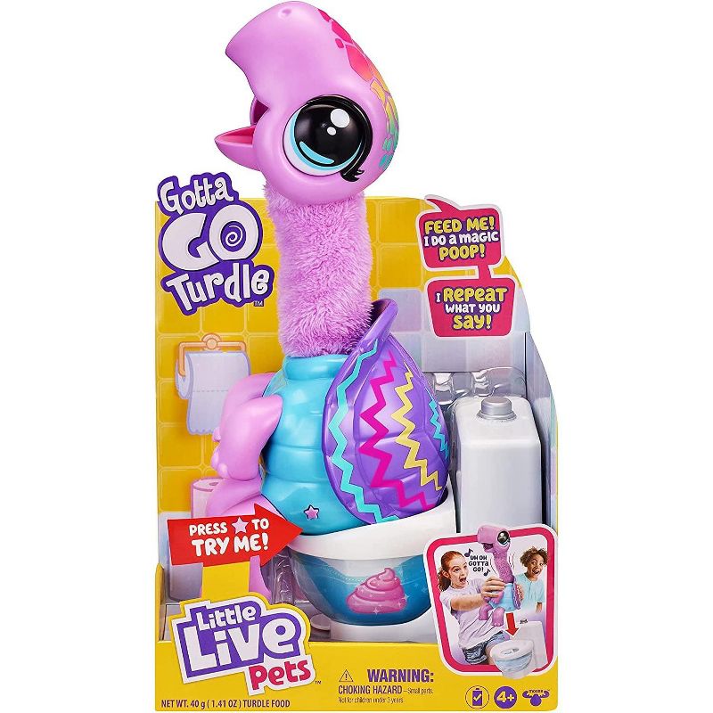 Moose Toys Little Live Pets Gotta Go Turdle Interactive Plush Toy, 2 of 5