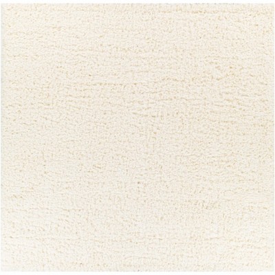 Hauteloom Siari Solid Cream Plush Rug