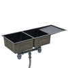 vidaXL Handmade Kitchen Sink Black Stainless Steel - 4 of 4