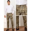 INSPIRE CHIC Men's Regular Fit Animal Printed Pants - 4 of 4