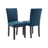 Dining Chairs Set of 2 Upholstered Parsons Dining Chairs with Nailhead Trim and Solid Wood Legs Fabric Dining Room Kitchen Side Chair - 3 of 4