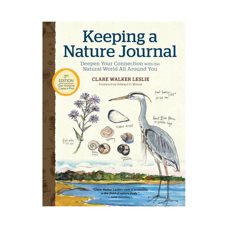 Keeping a Nature Journal, 3rd Edition - by  Clare Walker Leslie (Paperback), 1 of 2