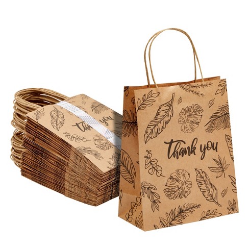 Brown Gift Bag Kraft Paper Cord Handle Wholesale Bulk Craft Party Occasion Shop 