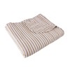 Martha Stripe Taupe Quilted Throw - Levtex Home - 2 of 4