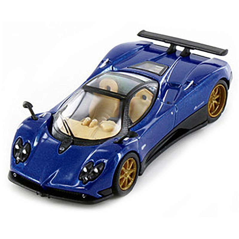 Pagani Zonda F Argentina Blue Metallic "Hypercar League Collection" 1/64 Diecast Model Car by PosterCars, 2 of 4