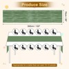 Unique Bargains Light Elegant Romantic Sheer Rustic Gauze Table Decoration Runner 2 Pcs - 2 of 4
