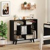 Geometric Bookcase with Anti-Tipping Kit and Storage Shelving Unit - 2 of 4