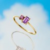 RS Pure by Ross-Simons 0.20 Carat Amethyst and .10 Carat Rhodolite Garnet Ring in 14kt Yellow Gold - 3 of 4