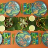 Juvale 144 Piece Dinosaur Birthday Party Supplies, Dino Party Decorations with Paper Plates, Napkins, Cups & Cutlery, 24 Guests - 3 of 4