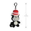 Aurora® Dr. Seuss™ 4" Inch Stuffed Animal Plush Bag Clip Keychain, The Cat In The Hat - 2 of 2