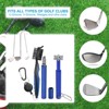 Unique Bargains Golf Clean Tool Set Brush and 2 Club Groove Sharpeners - 4 of 4