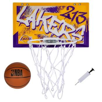 NBA Los Angeles Lakers Over The Door Mini Basketball Hoop