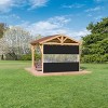Covers&All Outdoor Clear Panel Curtain, Outdoor Curtains for Patio, Waterproof & Weather Resistant Tarp - 4 of 4