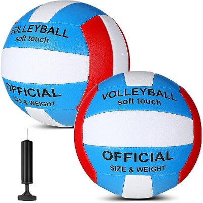 KUYOTQ 2 Pack Beach Volleyball Official Size 5