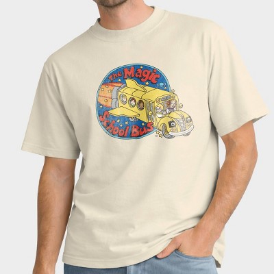 Мужские футболки The Magic School Bus Men's The Magic School Bus Graphic T-Shirt - Natural XL — фото 3