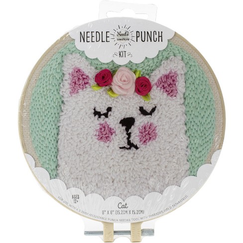 Fabric Editions Needle Creations Needle Punch Kit 6-Cat