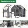 Comprehensive Cat House, Cat House For Outside With 56Ft² Activity Area, Large Walk-In Cat Cage With A 58" Tall-Cuddlewood - 4 of 4