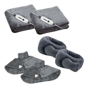 Father's and Mother's Day Ultimate Comfort Bundle: Heated Blankets & Relaxing Massagers! - 1 of 4