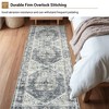 Washable Living Room Area Rug Large Vintage Printed Accent Carpet Non Shedding Oriental Distressed Floor Cover Foldable Indoor Mat - 4 of 4