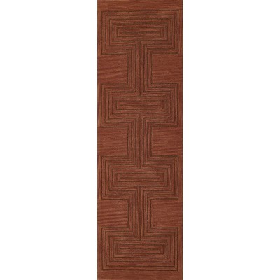 Momeni Simba Geometric Handtufted Rug Copper