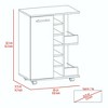 Wood 2-Piece Living Room Set with 63.4" TV Stand, Bar Cart, and Easy Assembly for Living Room and Bedroom - 4 of 4