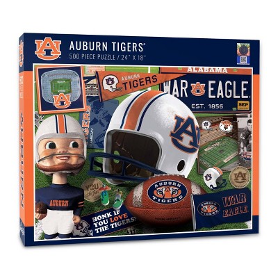 NCAA Auburn Tigers Throwback Puzzle 500pc