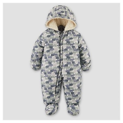 organic baby snowsuit