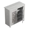 30.2 in. H x 30.9 in. W Wood Shoe Cabinet - 4 of 4