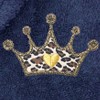 Terry Bathrobe with Cheetah Crown Embroidery - Linum Home Textiles - 2 of 3