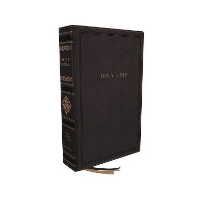 Kjv, Sovereign Collection Bible, Personal Size, Leathersoft, Black, Thumb Indexed, Red Letter Edition, Comfort Print - by  Thomas Nelson