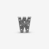 Pandora Sterling Silver Letter W Alphabet Charm - 2 of 4