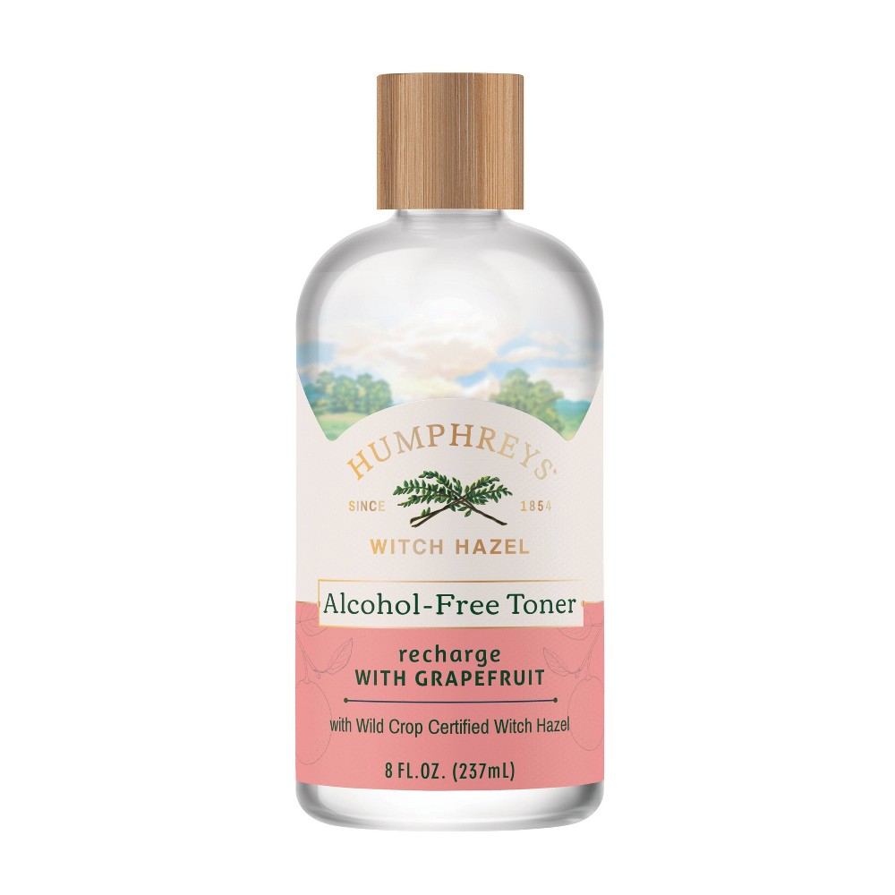 Photos - Cream / Lotion Humphreys Recharge Witch Hazel with Grapefruit Alcohol Free Toner - 8 fl o