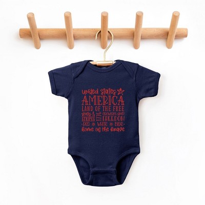 The Juniper Shop 4th Of July Subway Baby Bodysuit