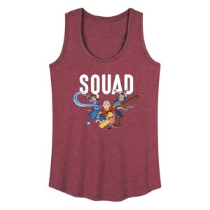Women's - Avatar: The Last Airbender - Trio Squad Graphic Racerback Tank - 1 of 4