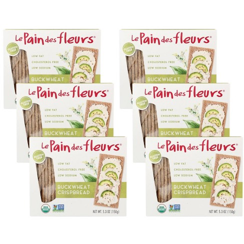 Le Pain des Fleurs Buckwheat Crispbread - Case of 6/5.3 oz, le pain des fleurs - Vimarsana News