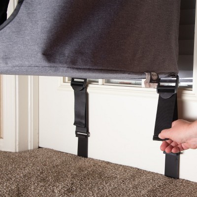 Gray 5-Story Hanging Cat Condo with Mesh Windows