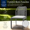 Best Choice Products Set of 2 Indoor/Outdoor Aluminum Woven Side Dining Chairs w/ All-Weather Rope - 4 of 4