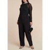 ELOQUII Embellished Top With Sheer Sleeves - 4 of 4