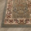 Traditional Floral Scroll Indoor Runner or Area Rug by Blue Nile Mills - 3 of 4