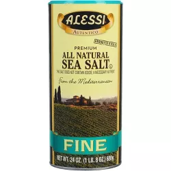 Alessi 100% Natural Fine Sea Salt - 24oz