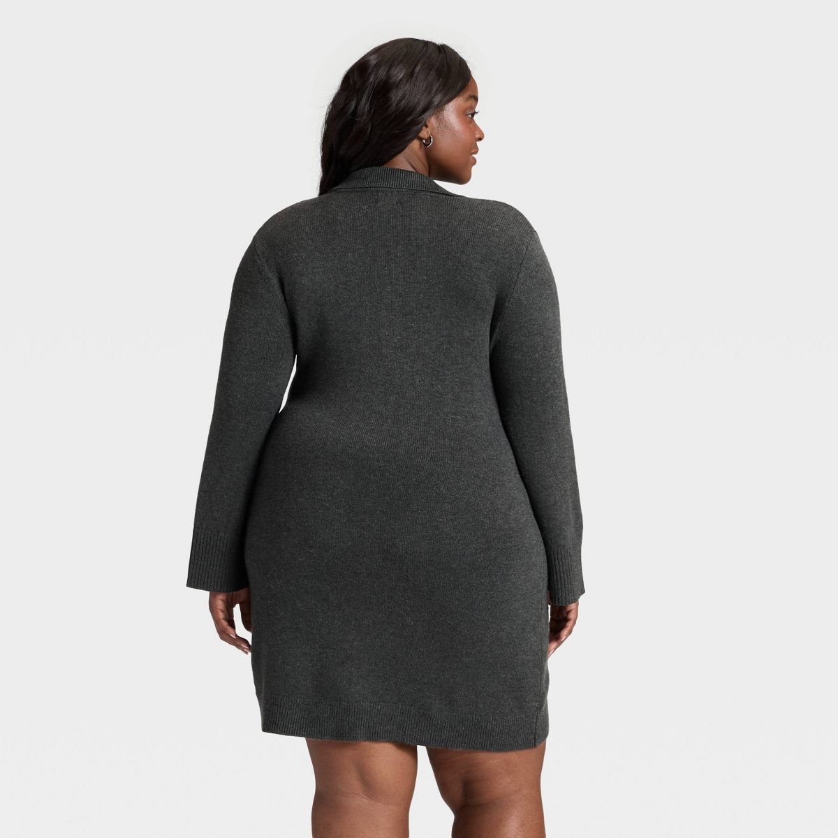 Women's Long Sleeve Mini Sweater Dress - A New Day™ - thumbnail 5