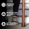 Brazos Handcrafted Wood Walking Stick, Twisted Oak, Trekker Style Handle, for Men & Women, Made in The USA - 2 of 2