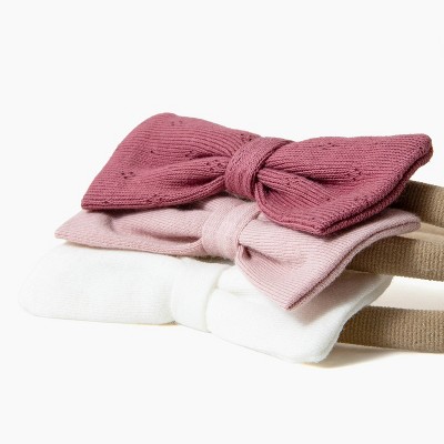 その他 apolina kids Headband Studio Calico Pink Picolette by Olivia Culpo Baby Girls' 3pc Headwrap Set - Pink 0-6M