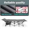 SUGIFT Camping Cot for Adults Heavy-Duty Cots for Sleeping  with Mattress and Carry Bag - 4 of 4