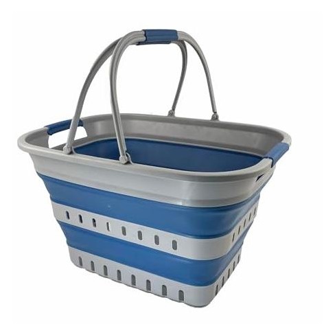 SAMMART 35L (9.25 Gallons) Collapsible Laundry Basket with Handles - image 1 of 4