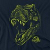 Jurassic Park Rex Mount Adult T-Shirt - 2 of 4
