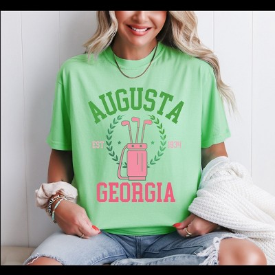 Simply Sage Market Golf Augusta Georgia EST. 1934 Garment Dyed Tee