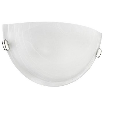 Contour Lines 8''x16'' Brushed Nickel Dimmable Wall Sconce